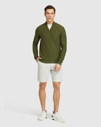 BART ZIP NECK KNIT