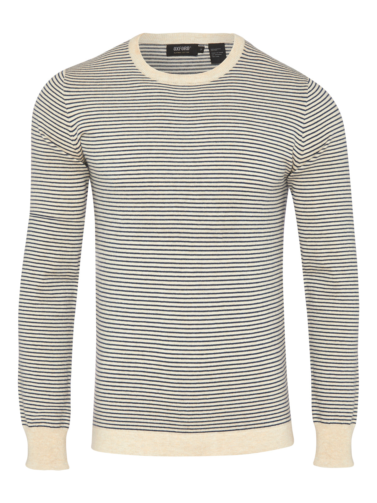 WILL PIMA COTTON STRIPED KNIT