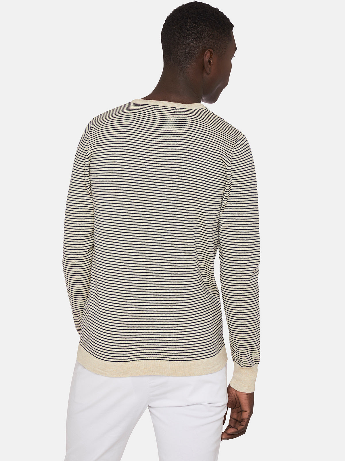 WILL PIMA COTTON STRIPED KNIT