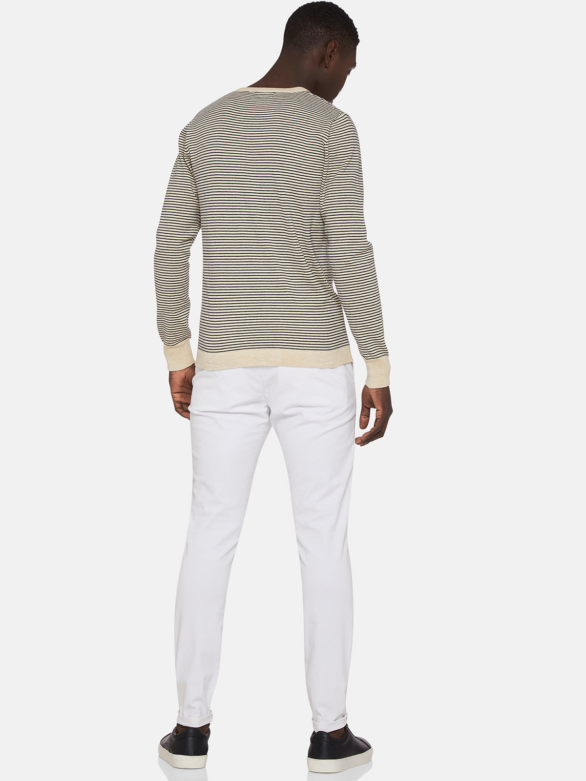 WILL PIMA COTTON STRIPED KNIT