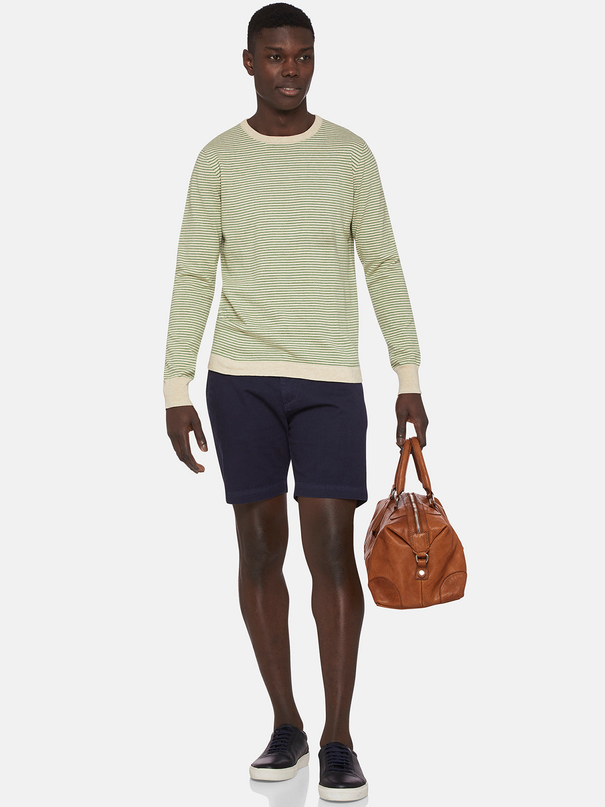 WILL PIMA COTTON STRIPED KNIT