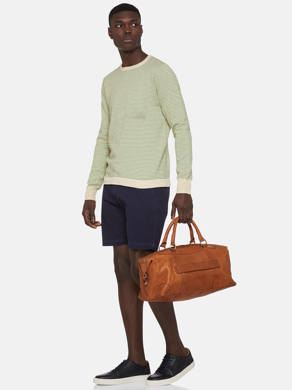 WILL PIMA COTTON STRIPED KNIT