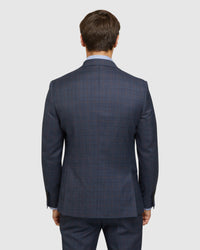BYRON WOOL STRETCH CHECKED JACKET