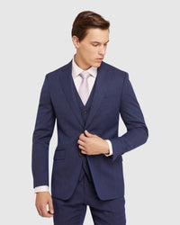 N.HOPKINS WOOL STRETCH SUIT JACKET