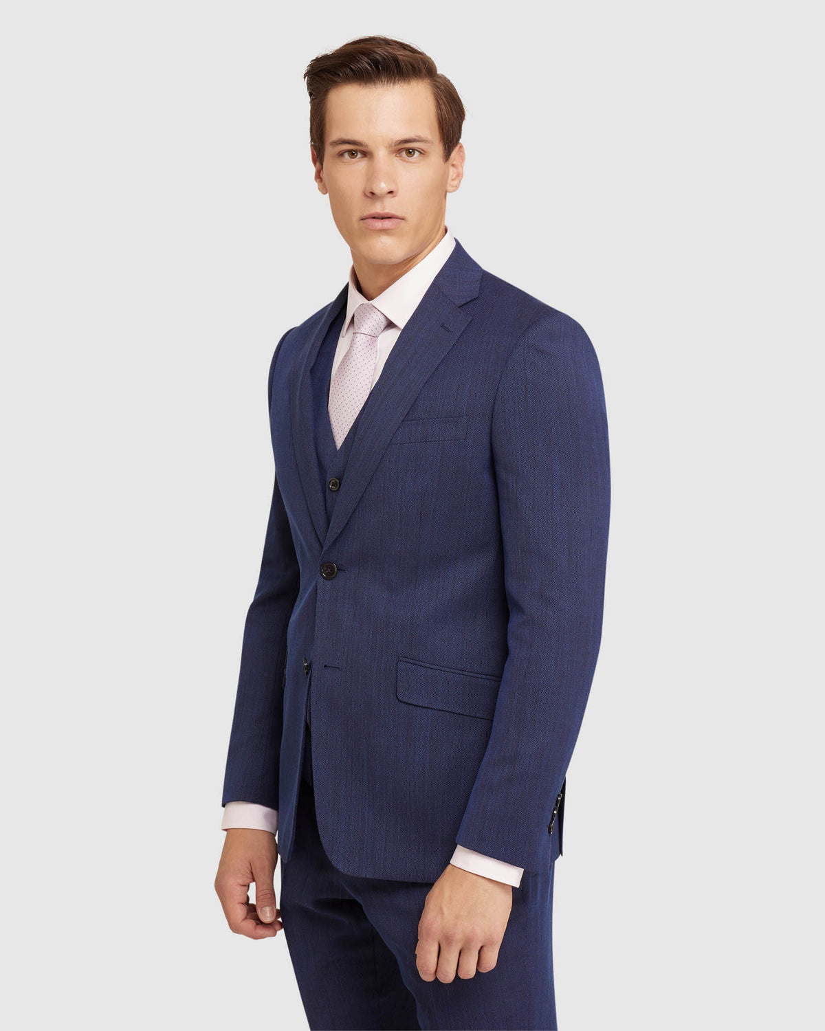 N.HOPKINS WOOL STRETCH SUIT JACKET