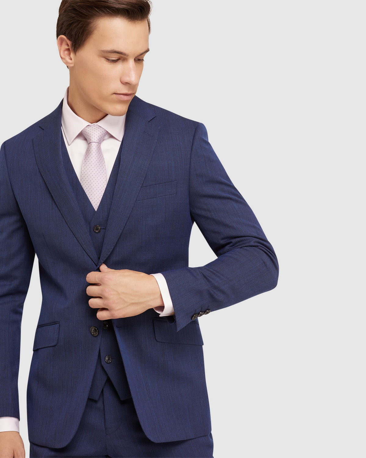 N.HOPKINS WOOL STRETCH SUIT JACKET