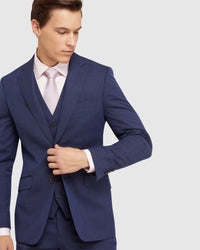 N.HOPKINS WOOL STRETCH SUIT JACKET