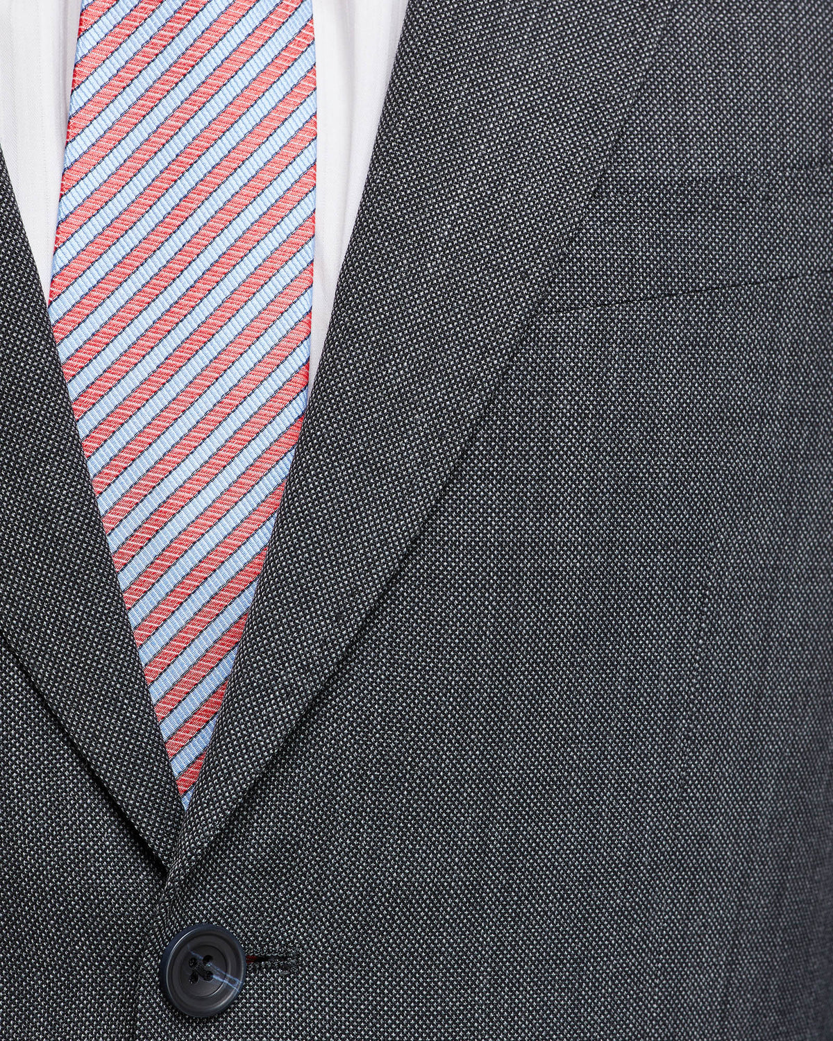 BYRON WOOL STRETCH SUIT JACKET CHARCOAL