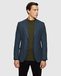 BLAKE WOOL BLEND BLAZER MENS JACKETS AND COATS