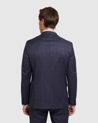 AUDEN WOOL STRETCH CHECKED SUIT JACKET MENS SUITS