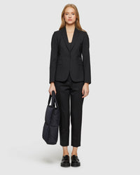 CHARLA WOOL STRETCH SUIT PANTS WOMENS SUITS JKTS COATS