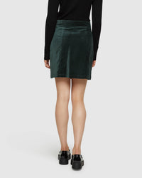 ANYA VELVET MINI SKIRT WOMENS SKIRTS