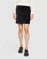 ANYA VELVET MINI SKIRT WOMENS SKIRTS