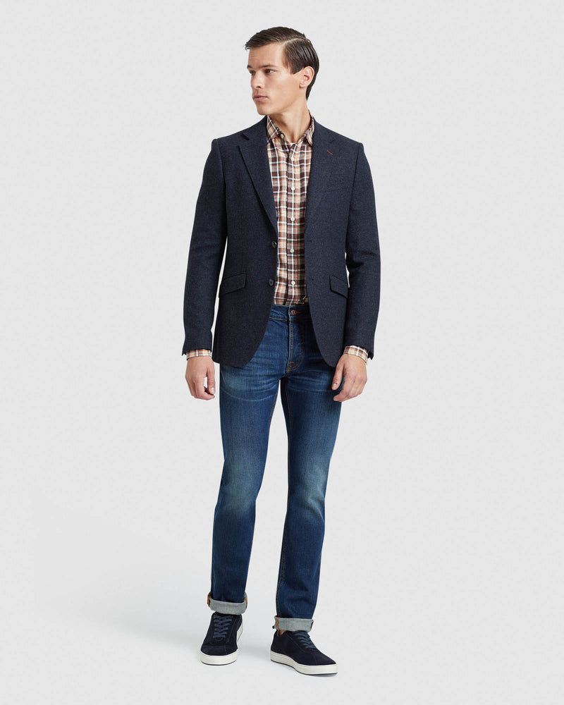 BLAKE WOOL BLEND BLAZER MENS JACKETS AND COATS