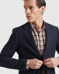 BLAKE WOOL BLEND BLAZER MENS JACKETS AND COATS