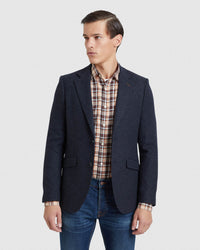 BLAKE WOOL BLEND BLAZER MENS JACKETS AND COATS