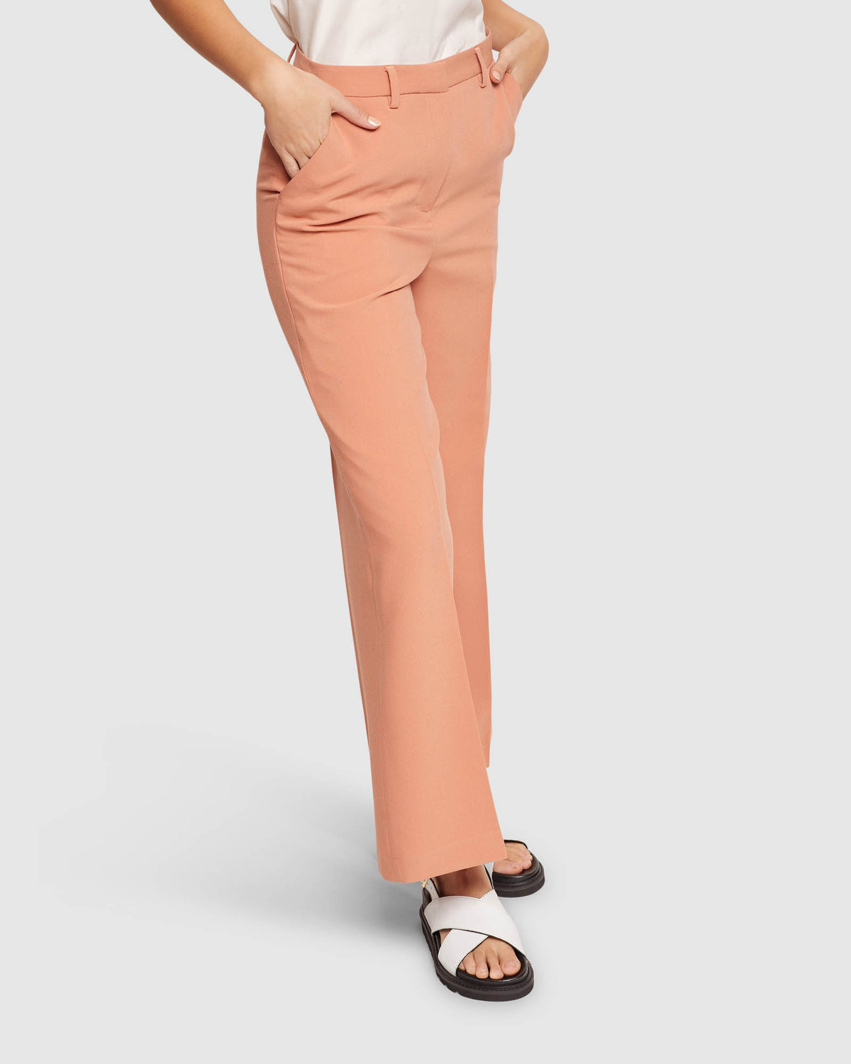 LAUREN ECO WIDE LEG SUIT PANTS WOMENS SUITS JKTS COATS
