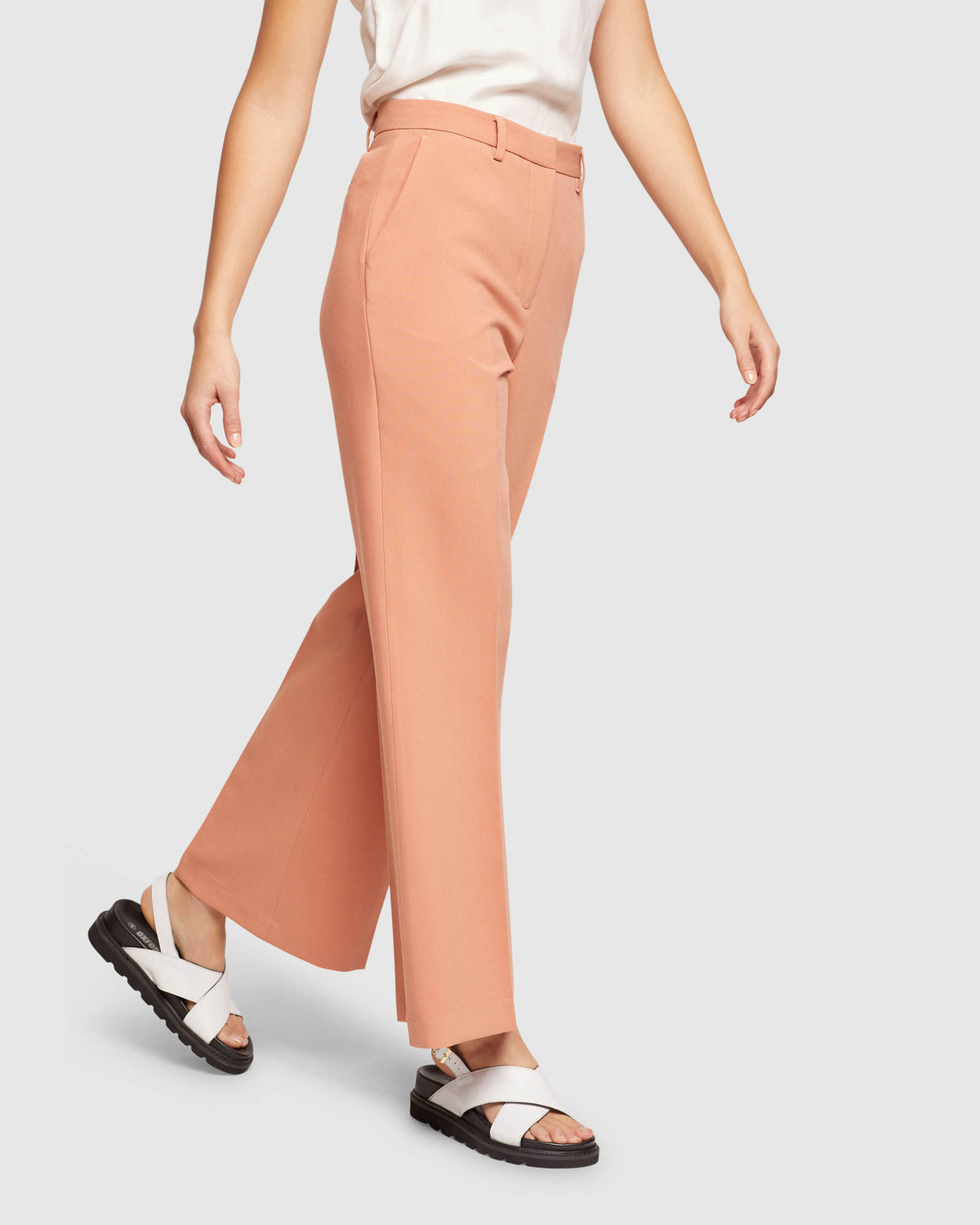 LAUREN ECO WIDE LEG SUIT PANTS WOMENS SUITS JKTS COATS