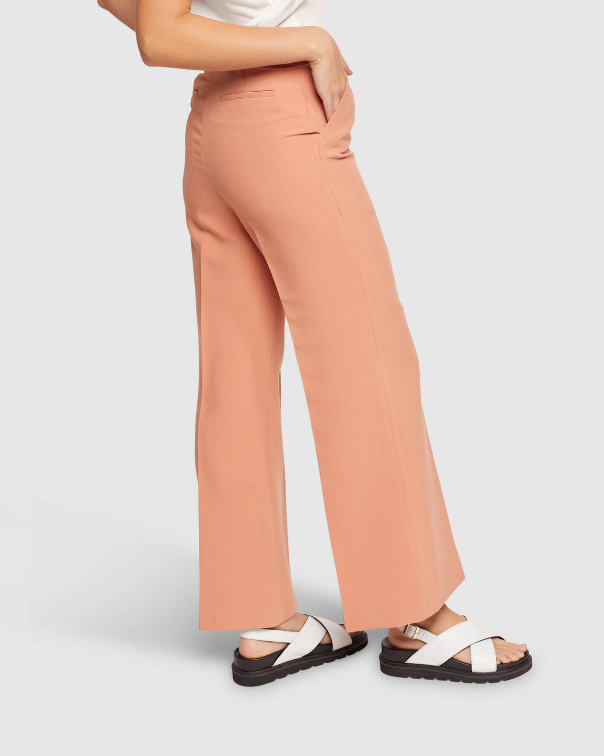 LAUREN ECO WIDE LEG SUIT PANTS WOMENS SUITS JKTS COATS