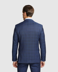 BYRON WOOL CHECKED SUIT JACKET MENS SUITS