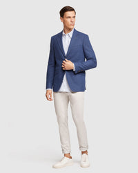BLAKE LINEN COTTON BLAZER MENS JACKETS AND COATS