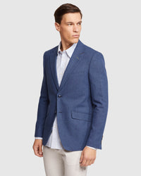 BLAKE LINEN COTTON BLAZER MENS JACKETS AND COATS