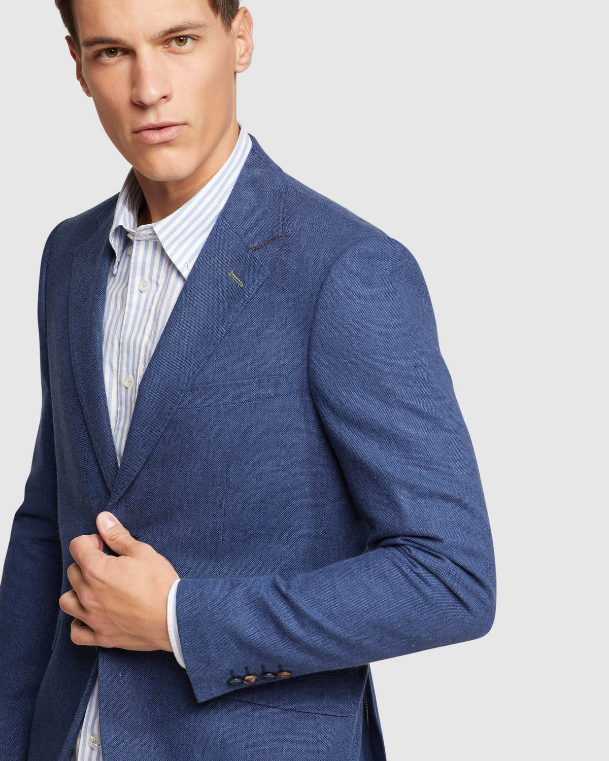 BLAKE LINEN COTTON BLAZER MENS JACKETS AND COATS