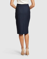 PEGGY WOOL STRETCH SUIT SKIRT WOMENS SUITS JKTS COATS