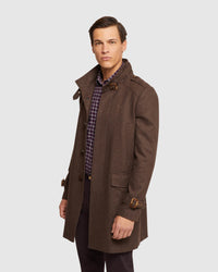 ROGER WOOL RICH OVERCOAT MENS JACKETS AND COATS