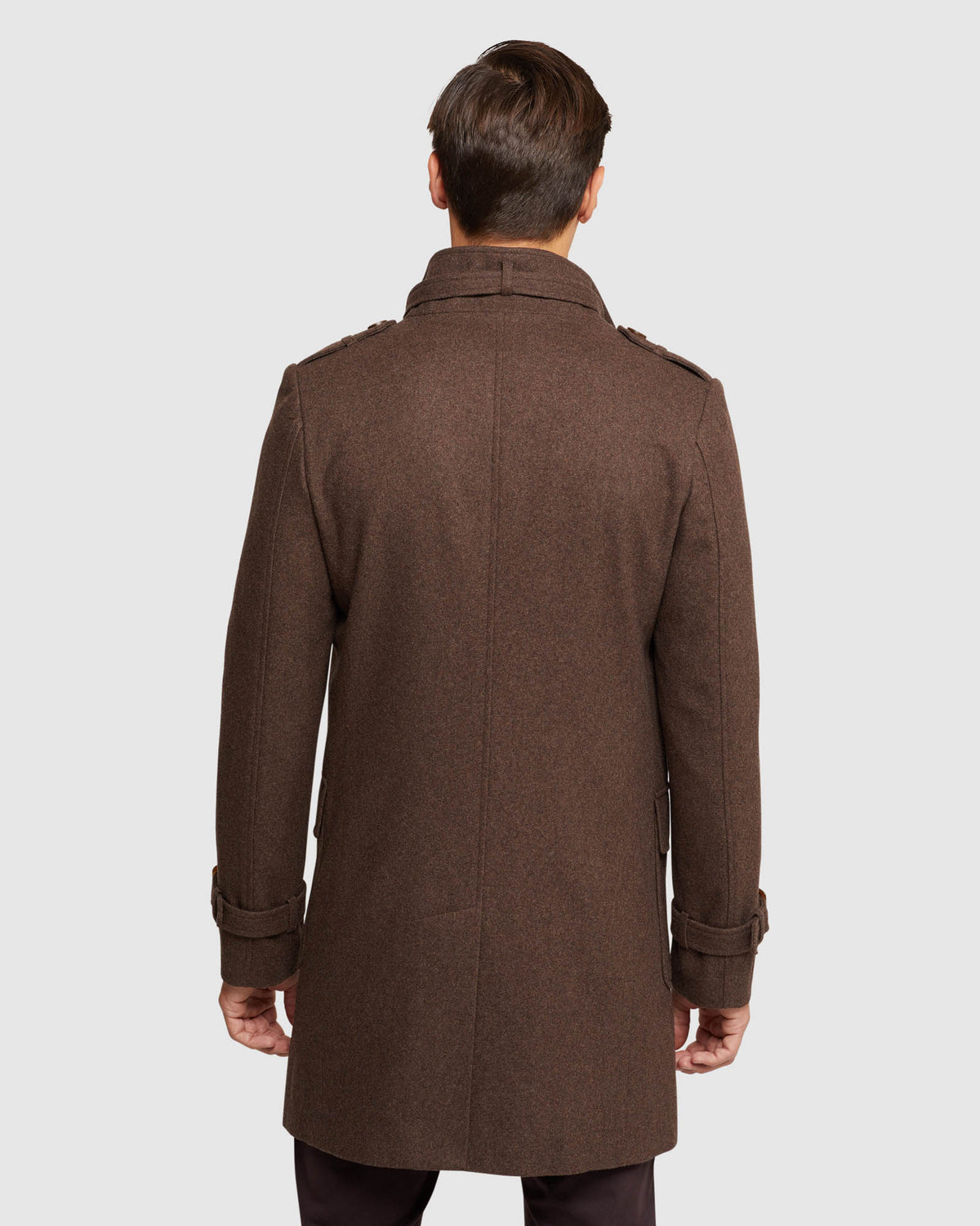 ROGER WOOL RICH OVERCOAT MENS JACKETS AND COATS