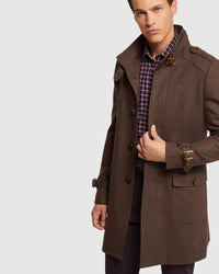 ROGER WOOL RICH OVERCOAT MENS JACKETS AND COATS