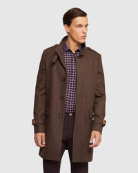 ROGER WOOL RICH OVERCOAT MENS JACKETS AND COATS