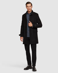 ROGER WOOL RICH OVERCOAT MENS JACKETS AND COATS