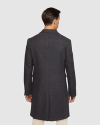 ATTICUS WOOL RICH TWILL OVERCOAT MENS JACKETS AND COATS