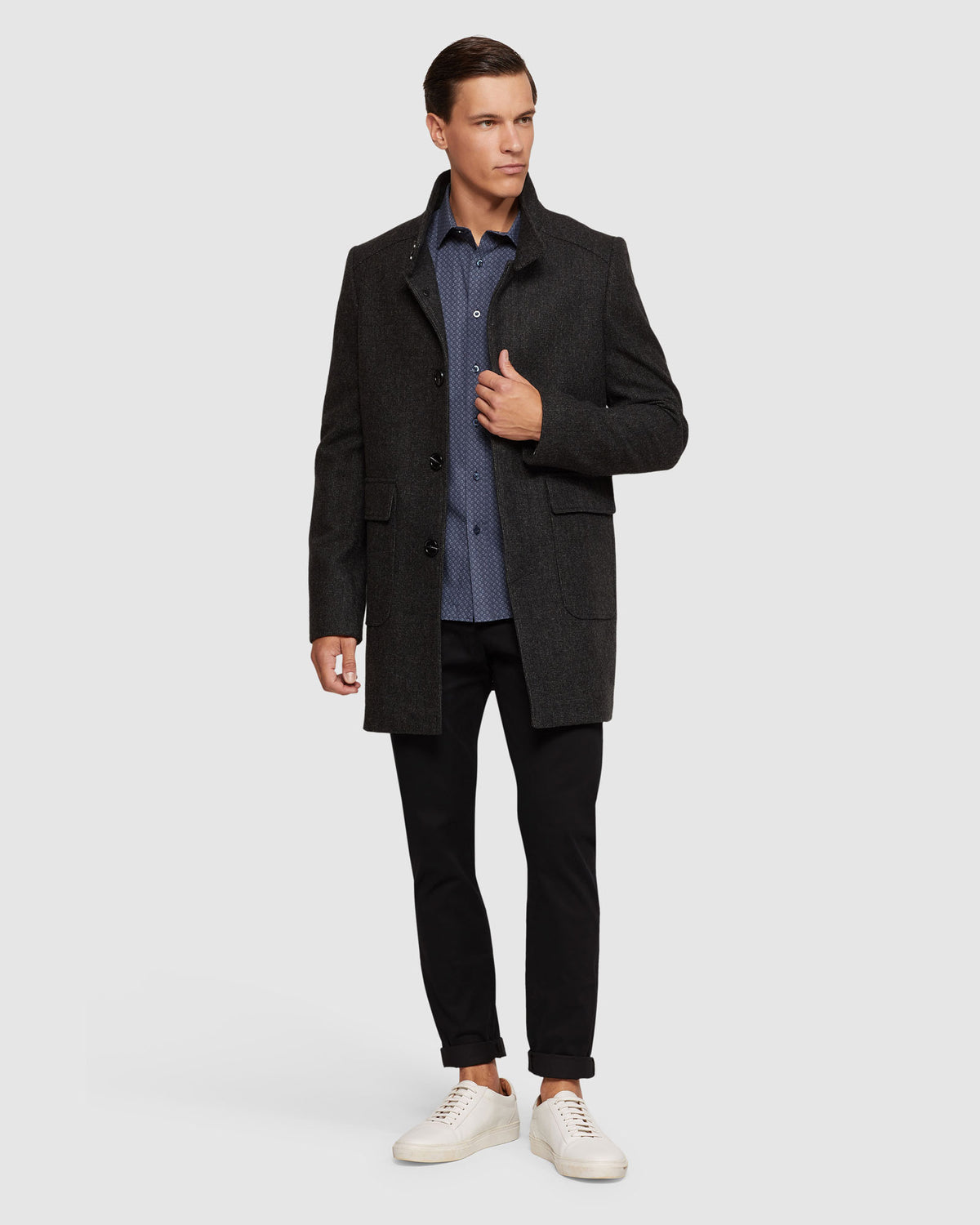 WILSON WOOL RICH OVERCOAT MENS JACKETS AND COATS