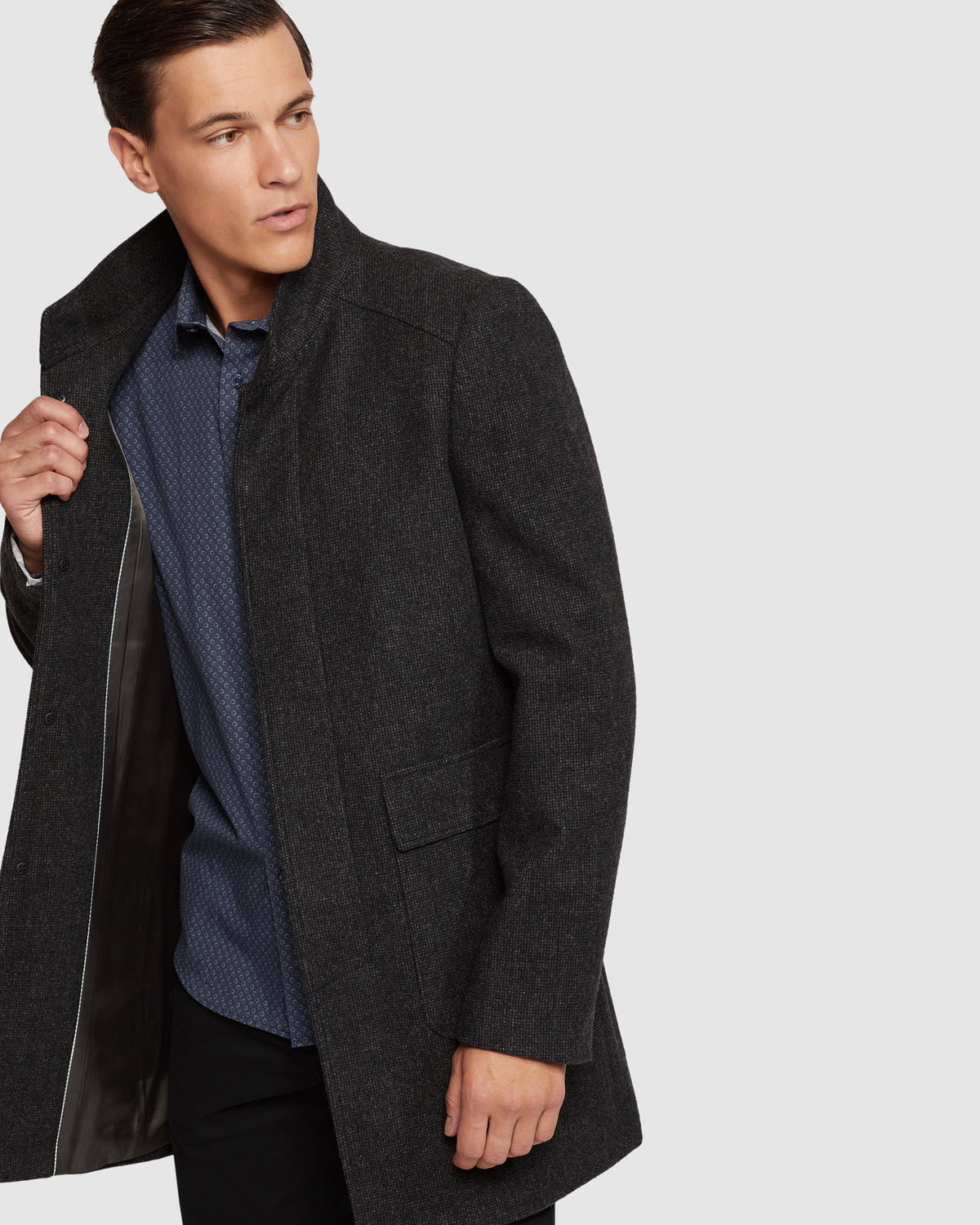 WILSON WOOL RICH OVERCOAT MENS JACKETS AND COATS