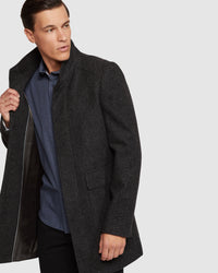 WILSON WOOL RICH OVERCOAT MENS JACKETS AND COATS