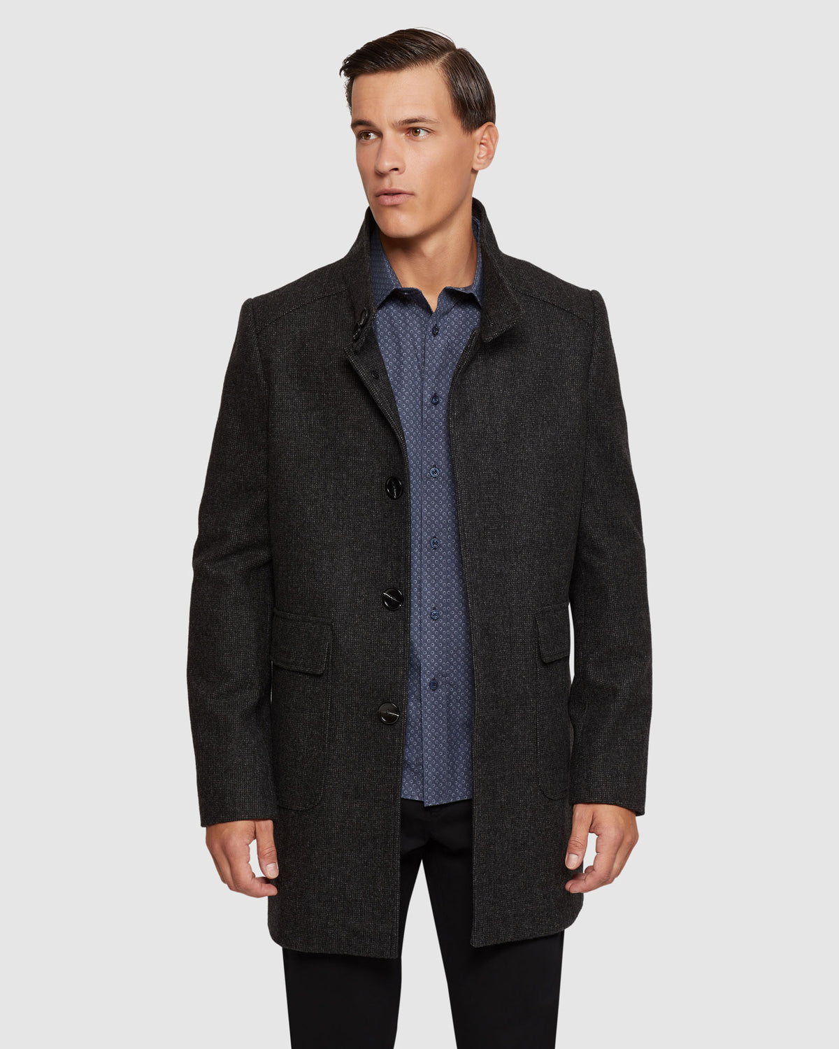 WILSON WOOL RICH OVERCOAT MENS JACKETS AND COATS