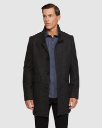 WILSON WOOL RICH OVERCOAT MENS JACKETS AND COATS