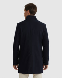 WILSON WOOL RICH TWILL OVERCOAT MENS JACKETS AND COATS
