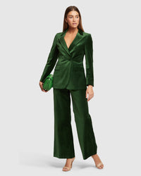 RAFFI VELVET JACKET WOMENS SUITS JKTS COATS