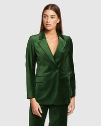 RAFFI VELVET JACKET WOMENS SUITS JKTS COATS