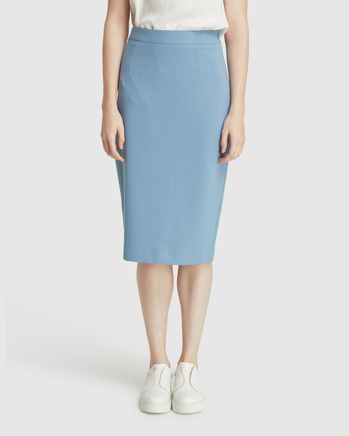 PEGGY ECO SUIT SKIRT BLUE