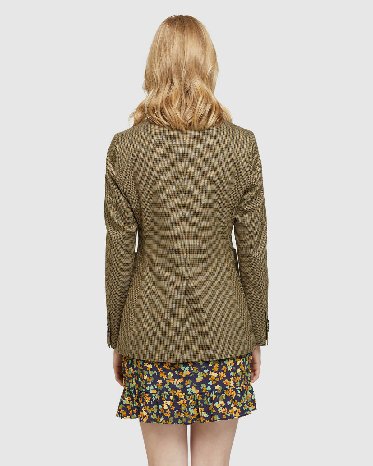 PETRA PATCH POCKET ECO CHECK BLAZER