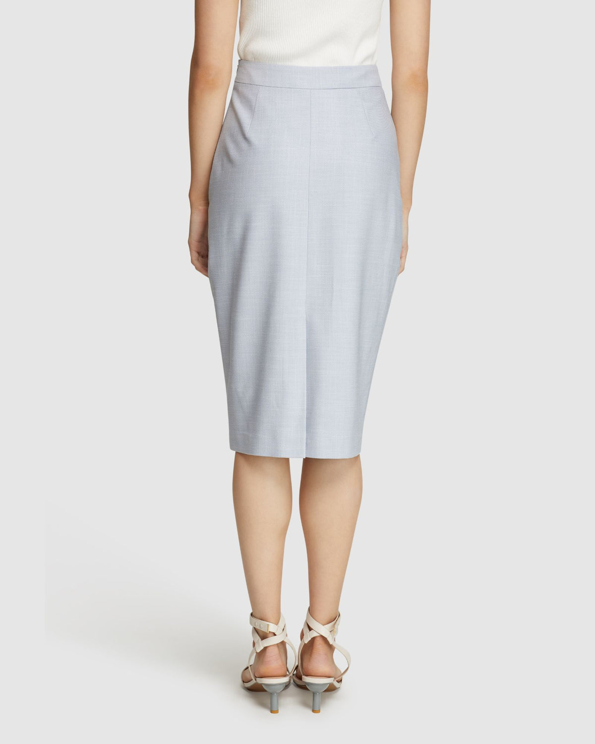 PEGGY STRETCH ECO SUIT SKIRT