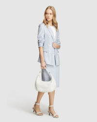 PEGGY STRETCH ECO SUIT SKIRT
