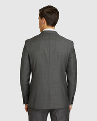 AUDEN WOOL SUIT JACKET CHARCOAL