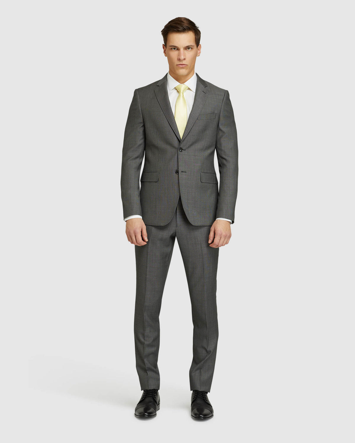 AUDEN WOOL SUIT JACKET CHARCOAL
