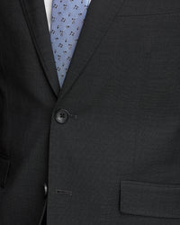 N.HOPKINS WOOL SUIT JACKET CHARCOAL