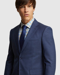 BYRON WOOL SUIT JACKET BLUE